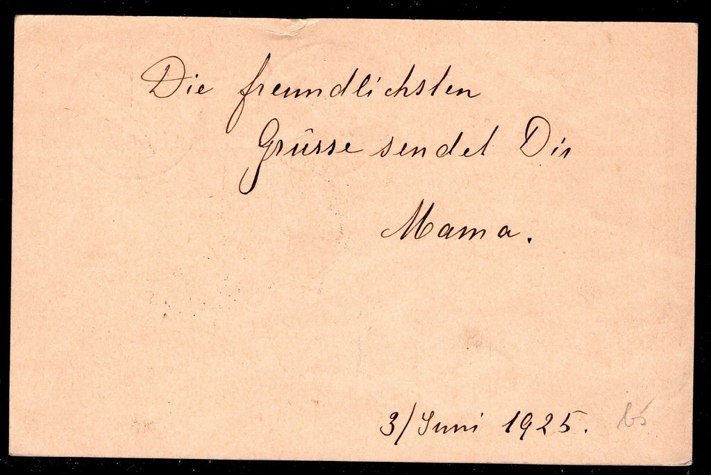 CH - Flugpost - Postkarte von 1925 nach London  Hyde Park
