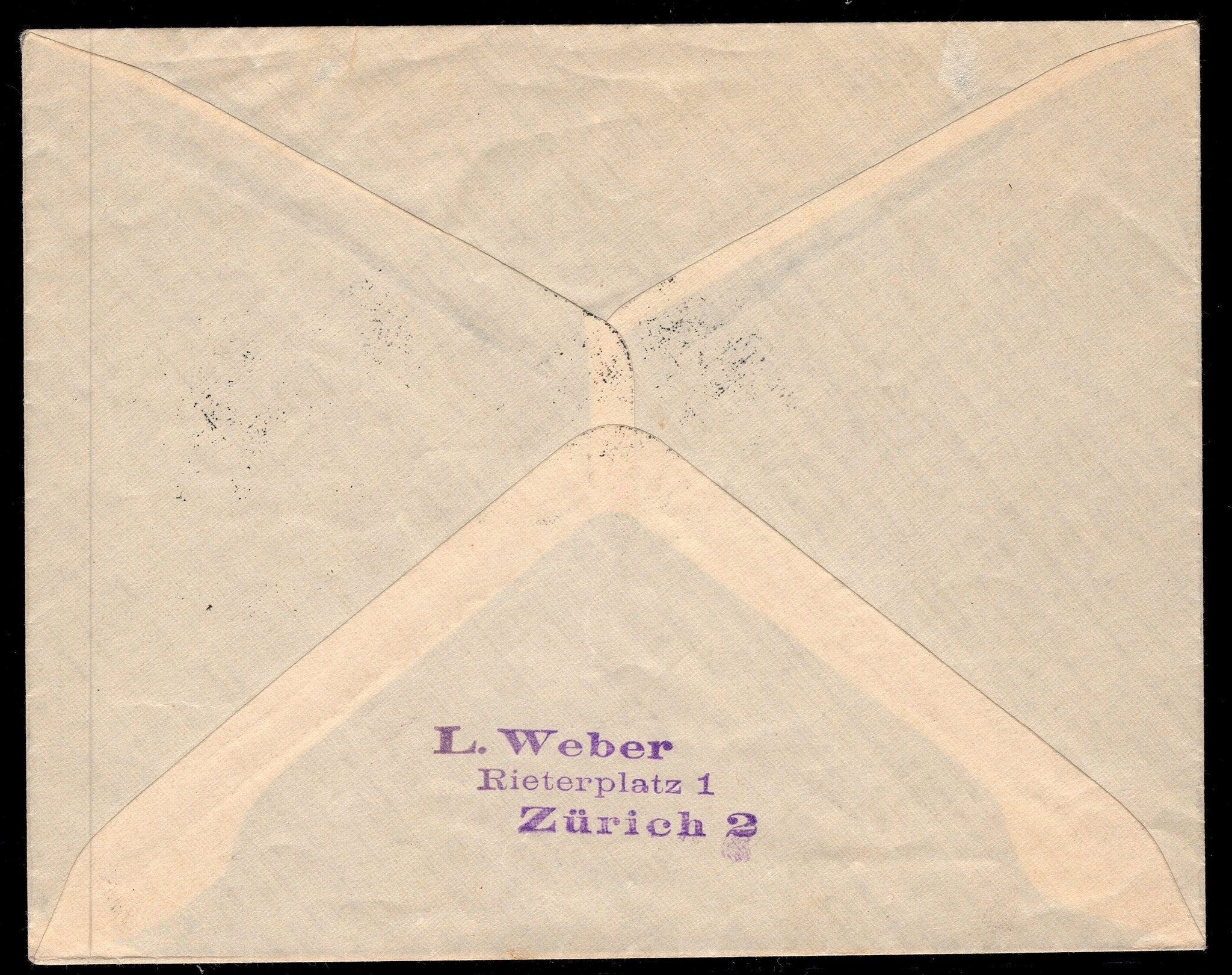 CH - Flugpost - Sonderflug - SF 25.9a - Brief n. St. Gallen