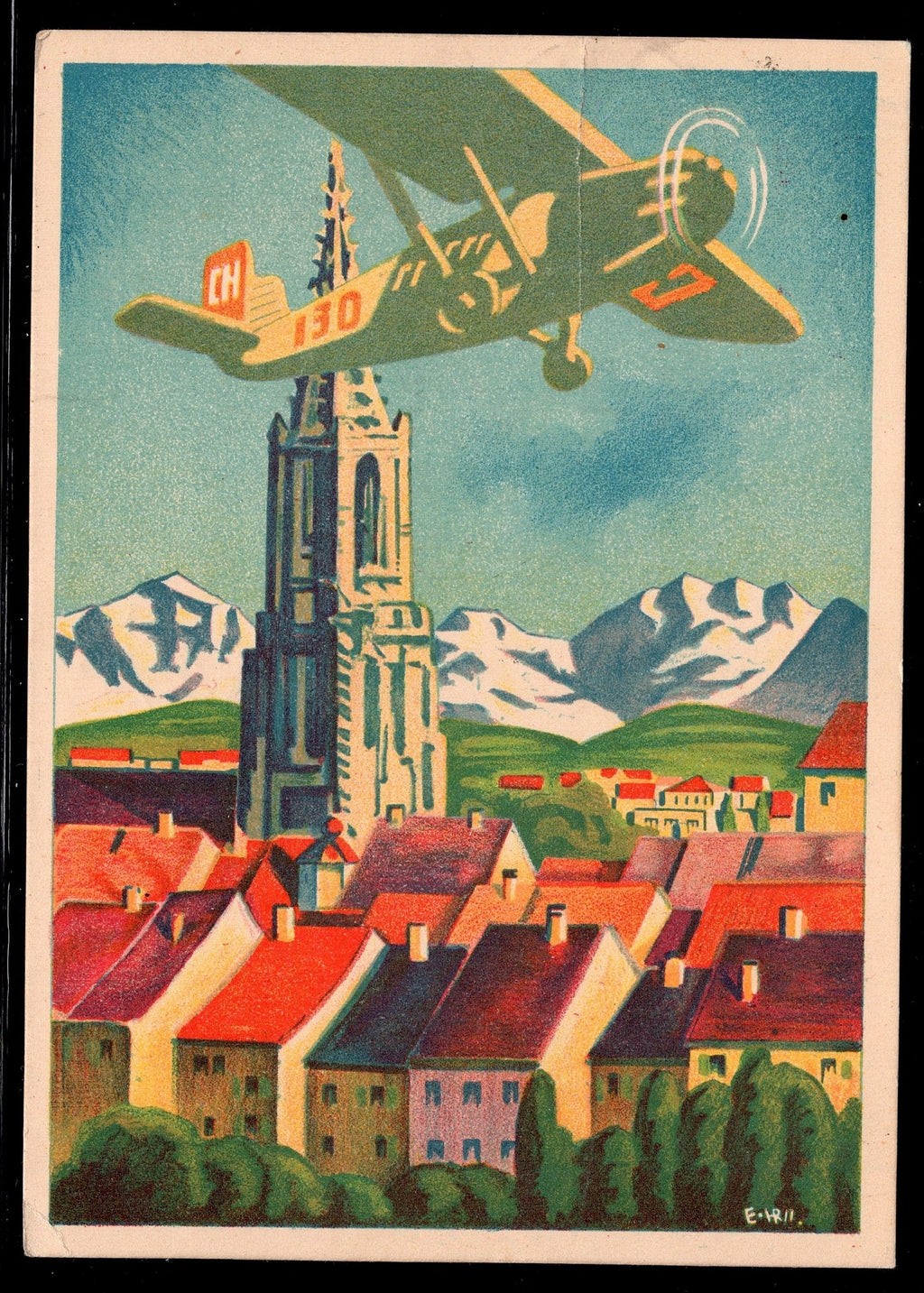 CH - Flugpost - Sonderflug - SF 29.2e - Alpar Bern PK